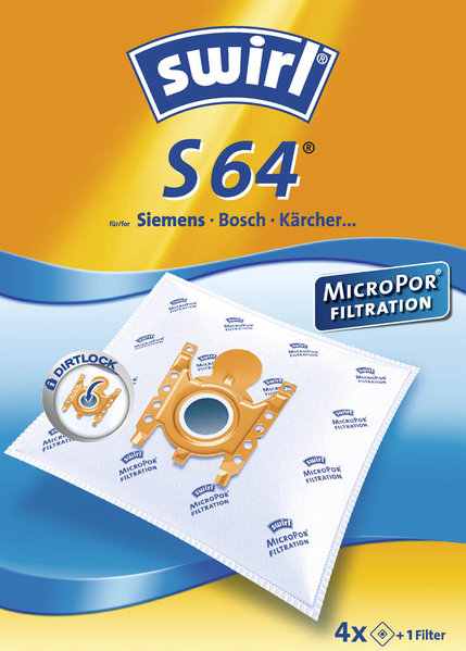 Swirl Staubsaugerbeutel S 64 MicroPor