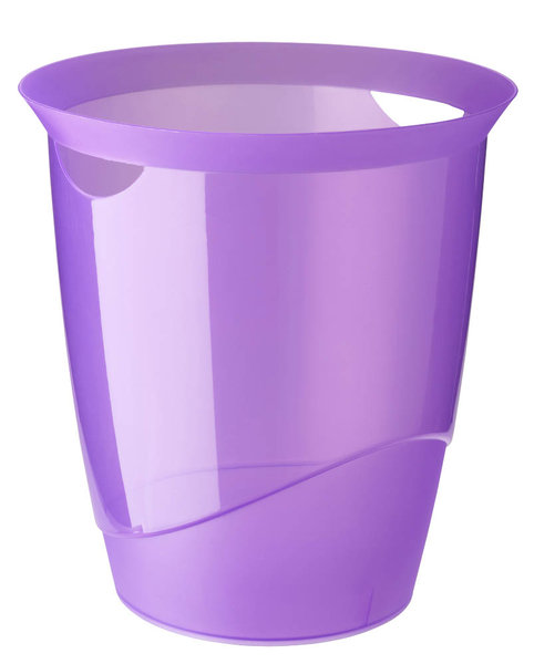 DURABLE Papierkorb TREND 16 Liter purpur transluzent