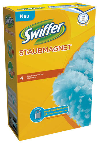 Swiffer 4 Ersatz-Staubfangtücher für Staubmagnet XXL