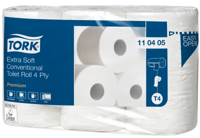 Tork Toilettenpapier 110405 Premium Extra soft, T4, 42 Rollen