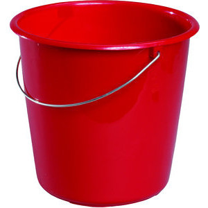 Meiko Eimer 10 Liter rot Metallbügel