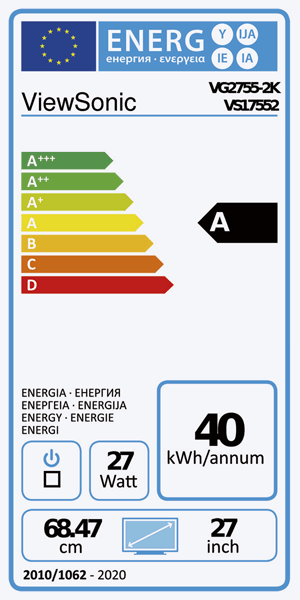 Energieeffizienz Label