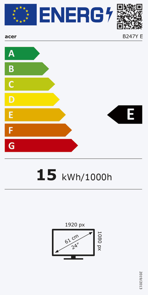 Energieeffizienz Label