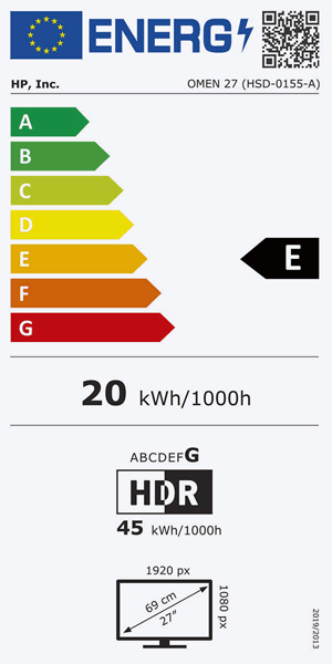 Energieeffizienz Label